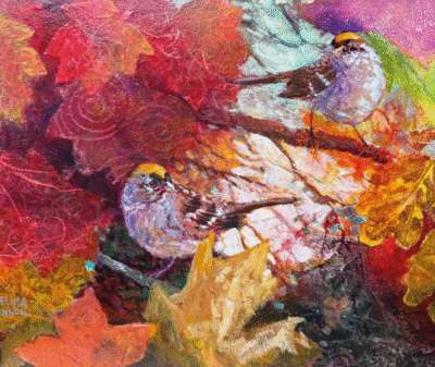 "Exploring Mixed Media Painting: A Nature-Inspired Class" Oct 6, 13, 20 / 10am - 2 pm
