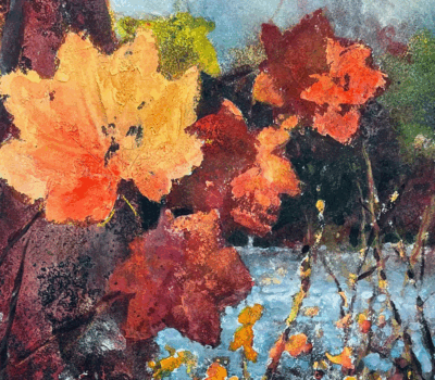 "Exploring Mixed Media Painting: A Nature-Inspired Class" Oct 6, 13, 20 / 10am - 2 pm