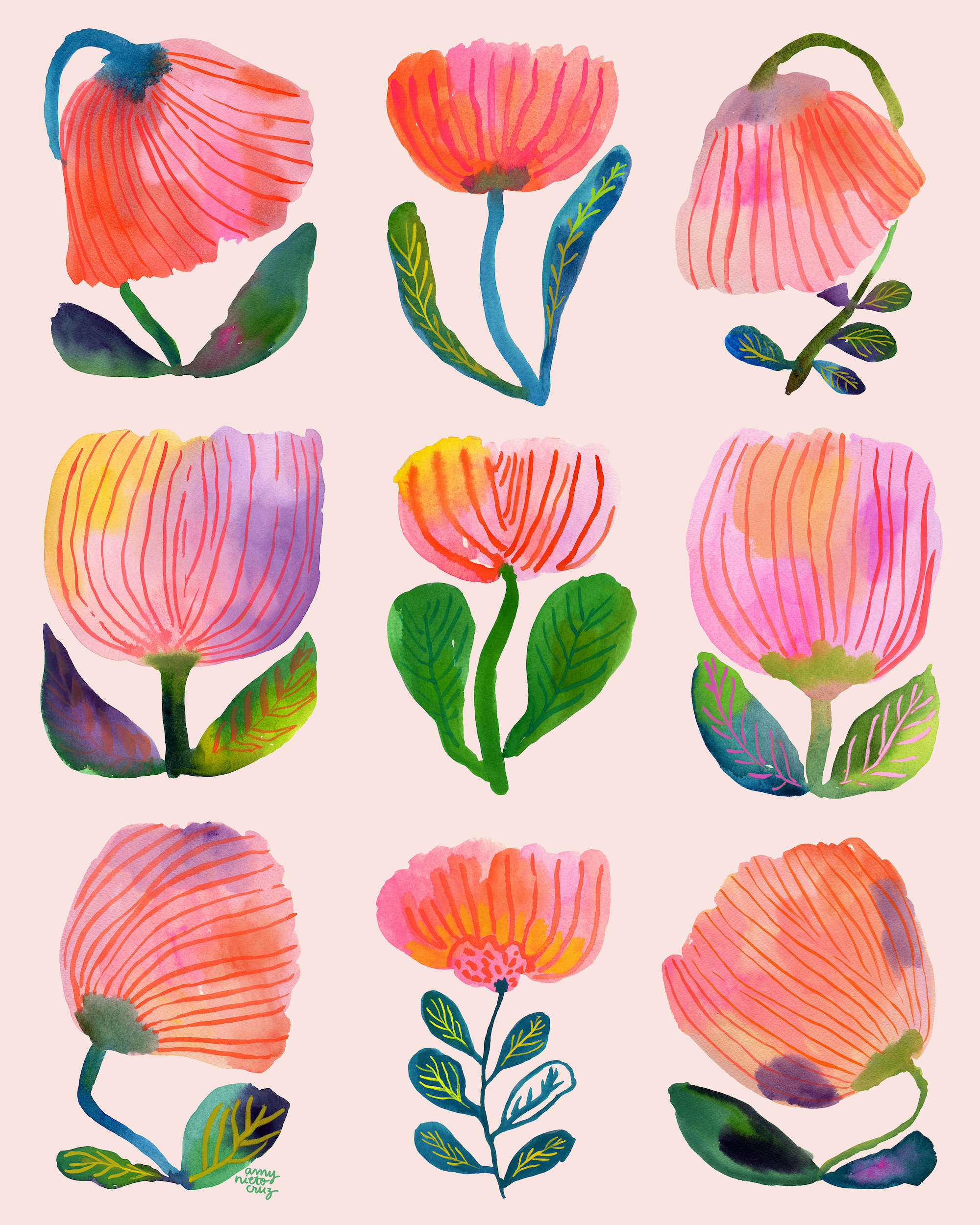 "Painting Carefree Summer Flowers" September 21 / 10am - 2pm - Image 4