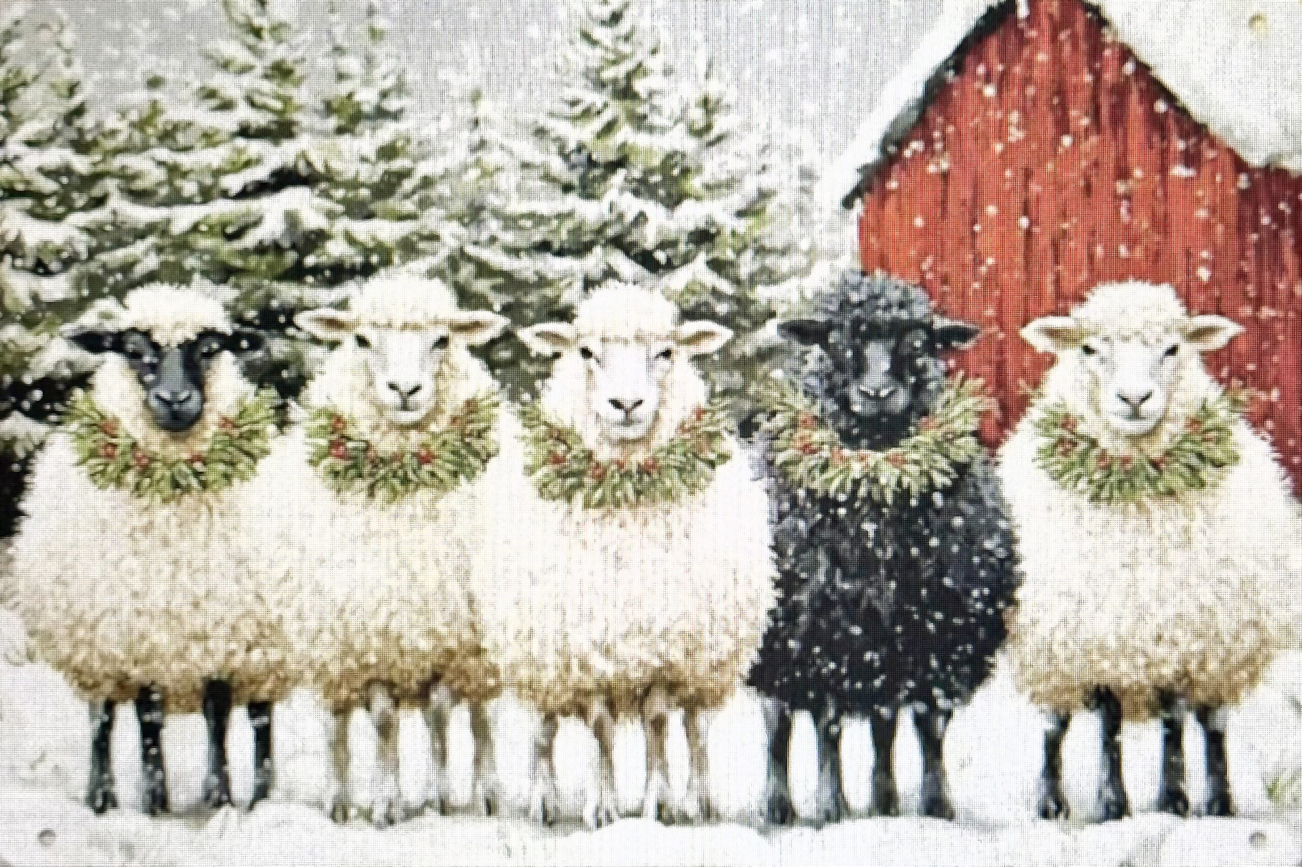 "Winter Watercolor Landscape with Sheep" Dec 7 / 10am - 2pm