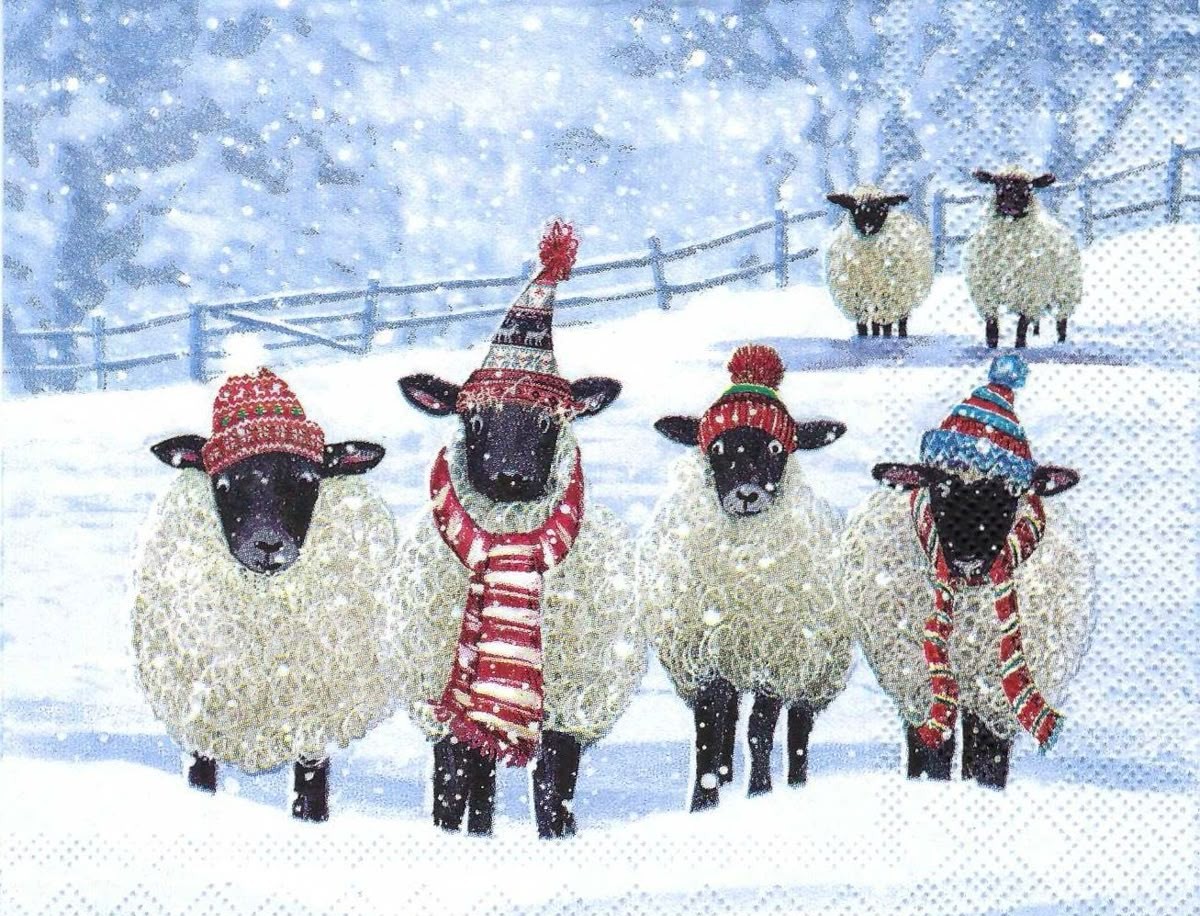 "Winter Watercolor Landscape with Sheep" Dec 7 / 10am - 2pm - Image 3